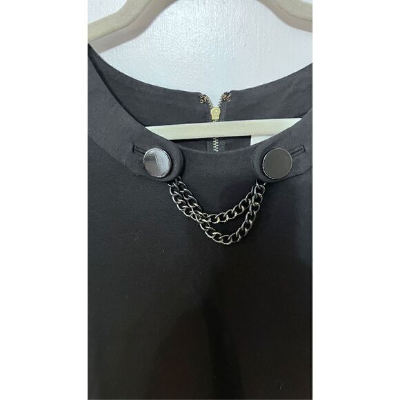 Kate Spade BACK ZIP CHAIN NECKLINE POCKETED DRESS WOMENS SZ 6 - Picture 5 of 14